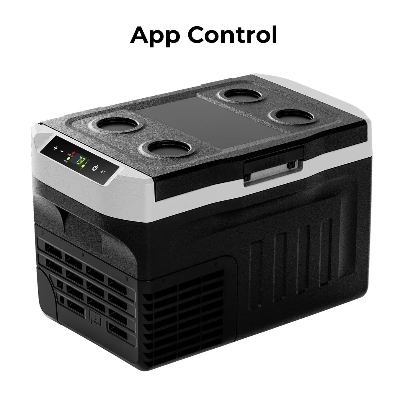 Car Fridge Portable Freezer with 12/24V DC & 110-240V AC