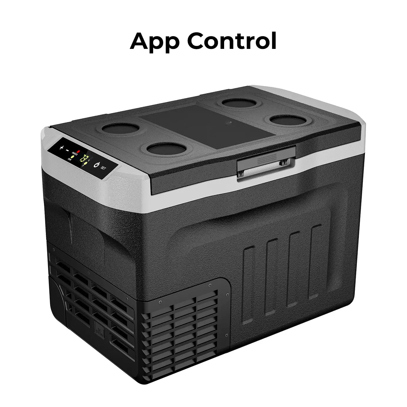 Car Fridge Portable Freezer with 12/24V DC & 110-240V AC