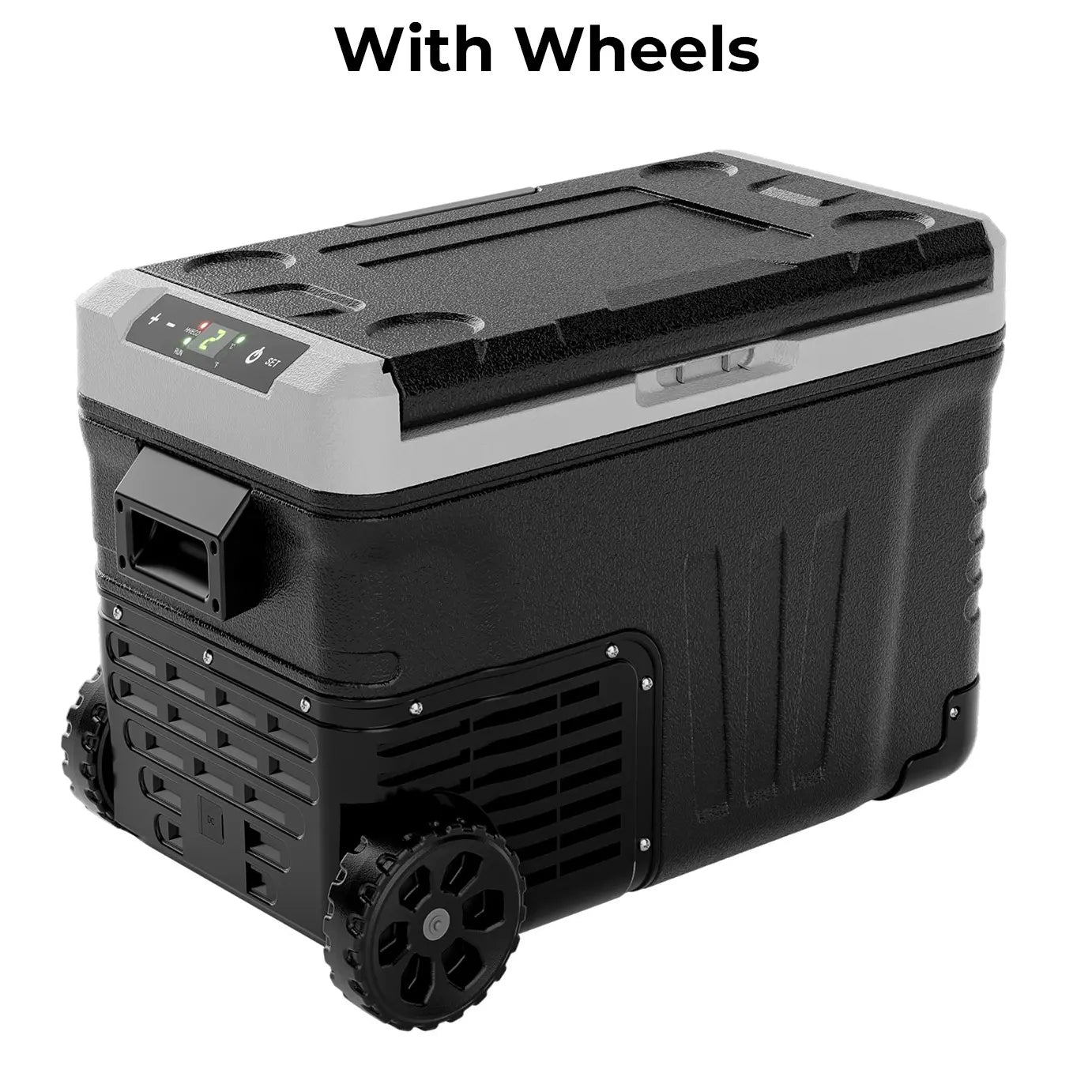 Car Fridge Portable Freezer with 12/24V DC & 110-240V AC