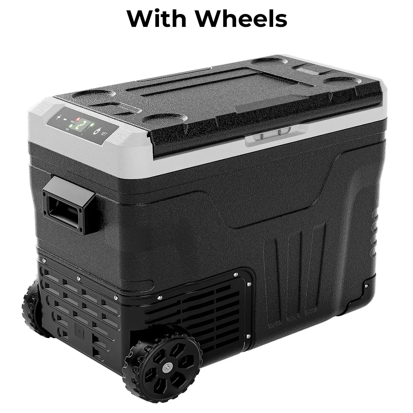 Car Fridge Portable Freezer with 12/24V DC & 110-240V AC